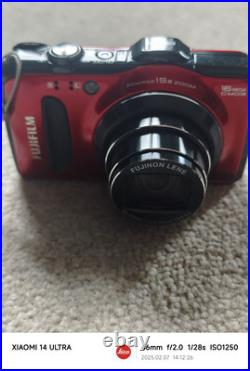 Fujifilm FinePix F Series F600EXR 16.0MP Digital Camera Red Boxed Mint