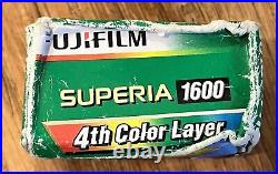 Fujifilm Fujicolor Superia / Natura 1600 Very Rare. Expired 03/2009 Cold Stored