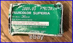 Fujifilm Fujicolor Superia / Natura 1600 Very Rare. Expired 03/2009 Cold Stored