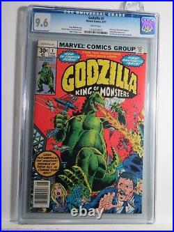 GODZILLA #1 CGC 9.6 First App. Monster Kaiju Kong SHIELD Movie Marvel 1977