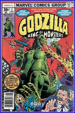 GODZILLA #1 VF Aug 1977 King Of The Monsters First US Comic Appearance Key