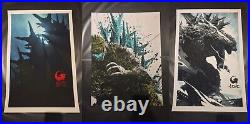 GODZILLA MINUS ONE, GODZILLA MINUS COLOR, Official Movie Poster Screen Print Set
