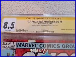 G I Joe A Real American Hero #1 CGC 8.5 SS HAMA McLeod Newstand 1st print