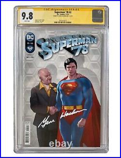 Gene Hackman Autographed CGC 9.8 Superman'78 #2 Comic