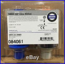 Geniune Fargo HDP5000 84061 Color UV Ribbon YMCFK 500 prints Sealed New
