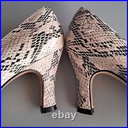 Heels Snake Print Film Production Used Shoes Primary Colors Diane Ladd 1998 COA