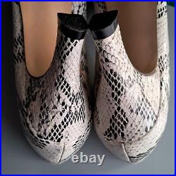 Heels Snake Print Film Production Used Shoes Primary Colors Diane Ladd 1998 COA