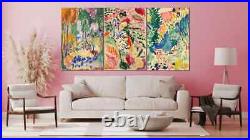 Henri Matisse Set Of 3 Colorful Pictures Triptych Poster / Canvas A0 A1 A2 A3 A4