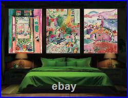 Henri Matisse Set Of 3 Colourful Decor Triptych 2 Poster / Canvas A0 A1 A2 A3 A4