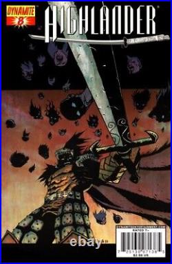 Highlander #1-12 + #0 1st Prints Dynamite Comics Complete Set