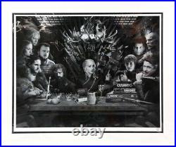 JJ Adams'Board- Game of Thrones' (Colour) Limited Edition Signed & Mounted