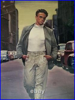 James Dean Color Framed Print From Movie Broadway Never Used Or Hung Up