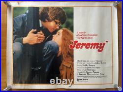 Jeremy 1973 Movie United Artists For color reference proof sheet 21x28in 55x71cm