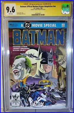 Jerry Ordway Signed Batman Official Movie Adaptation Cgc Ss 9.6! Free Shipping