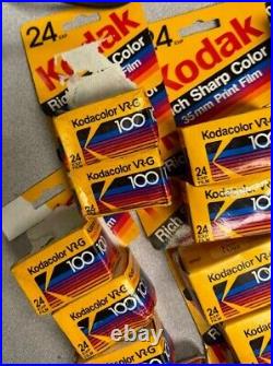 KODAK Kodacolor VR-G 100 35mm Color Print Film 24 Exp'88/'89- 80 rolls