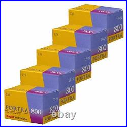 KODAK Professional Kodak Color Negative Film PORTRA 800 135-36 (5-Pack)