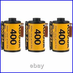 KODAK UltraMax 400 35mm Film GC24 135-24 Exp Gold Color Print 3 Rolls