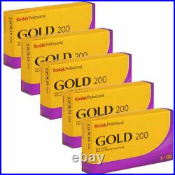 Kodak Gold 200 120 Roll Film (5 Pack) x 5
