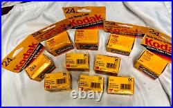 Kodak Gold 24 Exp.'94 & Kodacolor Exp.'88 Film ISO 200 Lot of 10 ROLLS