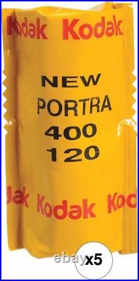 Kodak Portra 400 120 Roll Film Professional 5 Pack