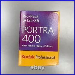 Kodak Portra 400 35mm 36 Exp 5 Pack Fridge Stored Long Expiry 01/2025