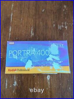 Kodak Portra 400 Color Neg Film RARE! 220 FORMAT x5 exp 07/2014 refridgerated