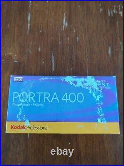 Kodak Portra 400 Color Neg Film RARE! 220 FORMAT x5 exp 10/2013 refridgerated