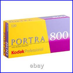 Kodak Portra 800 120 Medium Format Colour Negative Film 5 pack EXP 11/2025
