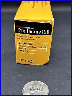 Kodak Pro Image 100 5 Rolls Color Negative 35mm Film, 36 Exposures Brand New