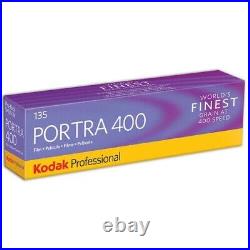 Kodak Professional Portra 400 Color Negative Film 35mm Roll Film, 5 Pack int