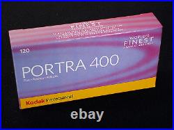 Kodak Professional Portra 400 New 120 5 Films New 09/2024