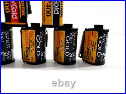 Kodak Royal Gold 400 Color Film Roll 35mm C41 24 Exposures Expired 9 Rolls