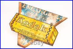 Kodak Verichrome Film Porcelain Enamel Sign Developing Printing Enlarging V27 Kodak Verichrome Film Porcelain Enamel Sign Developing Printing Enlarging V27