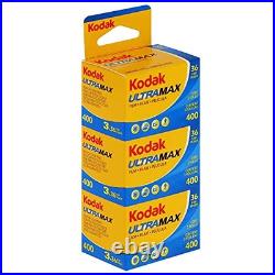 Kodak color negative film 35mm ULTRAMAX400 36 shots set of 3 1024389 Kodak color negative film 35mm ULTRAMAX400 36 shots set of 3 1024389