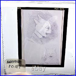 LOUIS WAIN Cat & Dog Paintings Film Slides (No Cardboard) Prints 1900s Set of 9