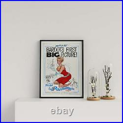 La Parisienne Movie Poster Full Colour Wall Art Print, Vintage Style
