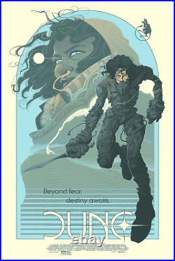 Lineage Studios Dune Variant movie poster silkscreen print numbered 64/100