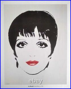 Liza Minnelli lithograph by Andy Warhol Beautiful POP Art #UniqueGift Warhol Art