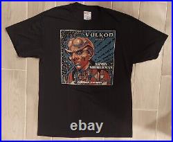 Lot of 4 Vintage Star Trek T-shirts Vulkon Convention 90's Single Stitch USA