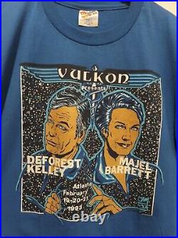 Lot of 4 Vintage Star Trek T-shirts Vulkon Convention 90's Single Stitch USA