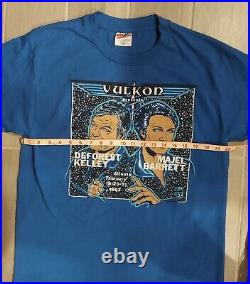 Lot of 4 Vintage Star Trek T-shirts Vulkon Convention 90's Single Stitch USA