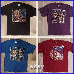 Lot of 4 Vintage Star Trek T-shirts Vulkon Convention 90's Single Stitch USA