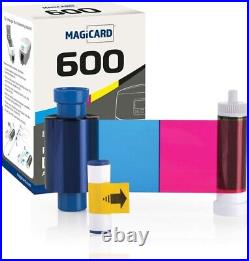 Magicard 600 Printer Ribbon Premium DYE Film 300 Print MB300YMCKO Cleaning Spool