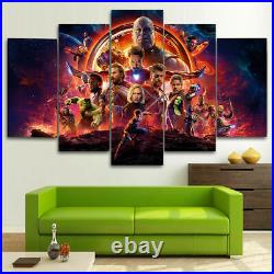 Marvel Avengers Endgame Movie Poster 5 Piece Canvas Print Framed Wall Art Decor