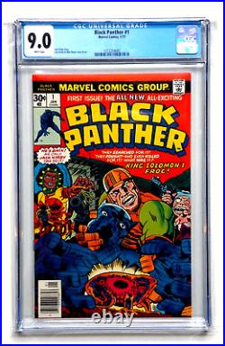 Marvel Comic 1977 Black Panther 1 Cgc 9.0 Vf/nm 1st Ongoing Solo Title T'challa