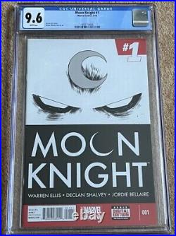 Marvel Moon Knight #1 (1st Print) 2014 CGC Graded 9.6 NM+ condition, Hot Comic