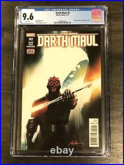 Marvel Star Wars Darth Maul Issue #2 First Appearance Cad Bane GRADED 9.6 CGC