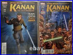 Marvel, Star Wars, Kanan, The Last Padawan, Issue 001 variant + 001-012, boarded