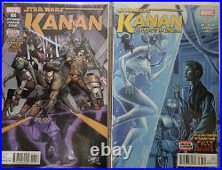Marvel, Star Wars, Kanan, The Last Padawan, Issue 001 variant + 001-012, boarded