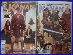 Marvel, Star Wars, Kanan, The Last Padawan, Issue 001 variant + 001-012, boarded
